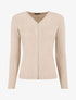 Gilet côtélé zippé - Beige - 1