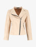 Veste droite en suédine - Beige - 4