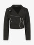 Veste en suédine à mutiples zip - Noir - 4