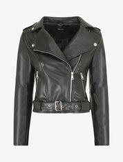Perfecto droit en simili - Noir - 7