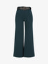 Pantalon ample taille haute - Bleu - 1