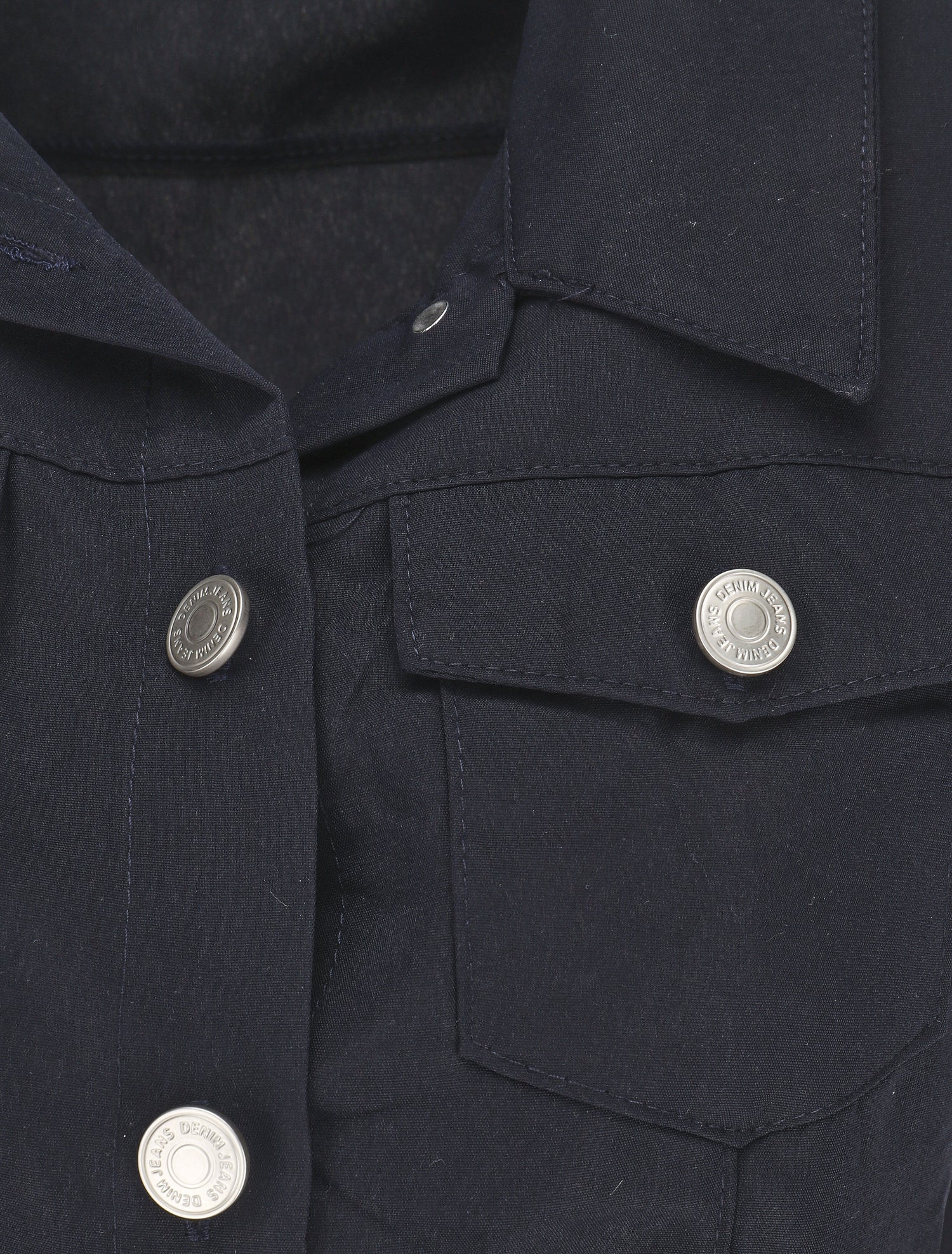 Combishort droite uni sans manches - Marine - 3