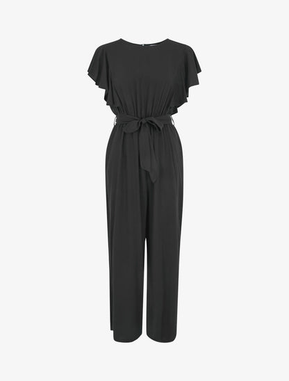 Combinaison fluide à manches volantées - Noir - 5