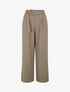 Pantalon ample à double boucles dorées - Kaki - 1