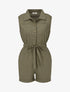 Combishort uni sans manches - Kaki - 5