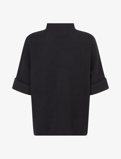 Pull à imprimé floral - Noir - 2