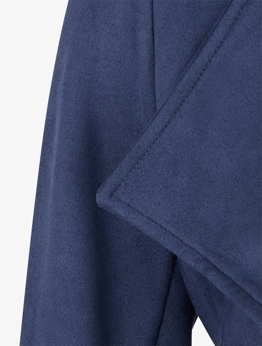 Veste en suédine poches zippées - Marine