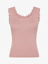 Débardeur côtelé irisé - Rose - 1