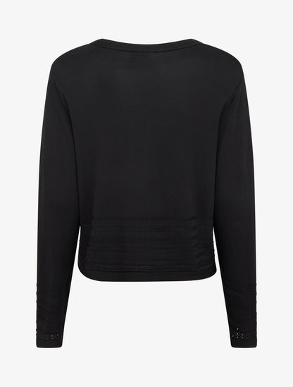 Gilet fin à col V - Noir - 2