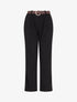 Pantalon droit en velours côtelé - Noir - 1
