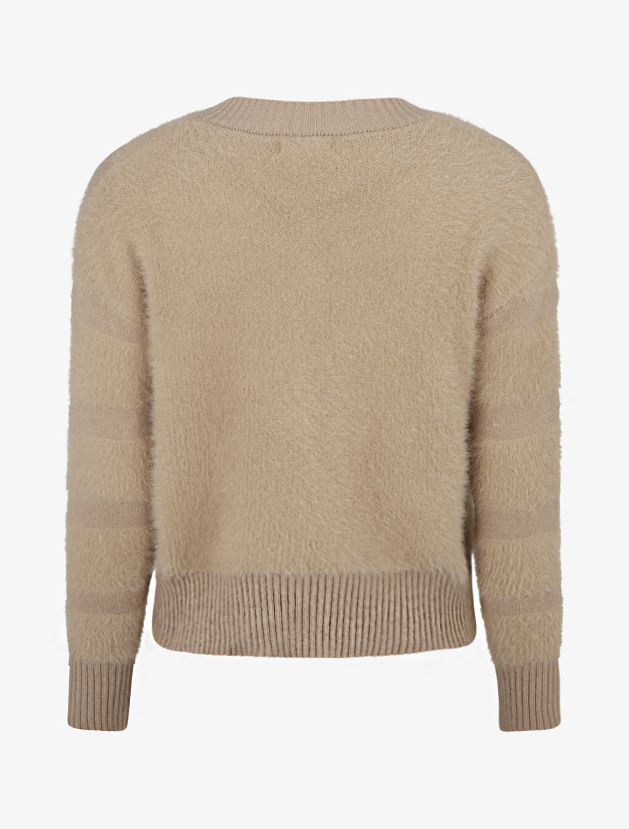 Pull uni duveteux - Beige - 2