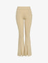 Pantalon flare fendu - Beige - 3