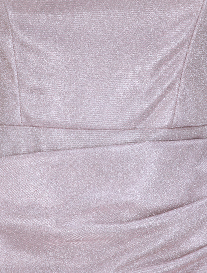 Robe bandeau à détail drapé - Rose - 3