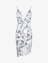 Robe fluide à imprimé floral - Ecru - 3