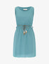 Robe patineuse en voile - Turquoise - 3