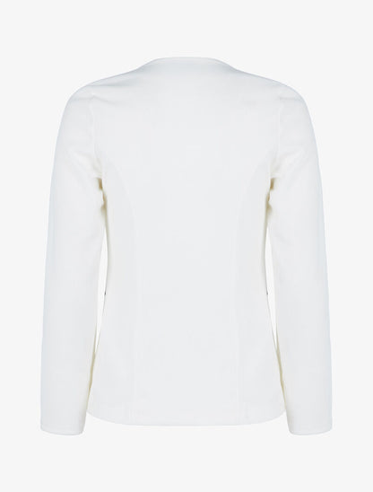 Veste à pans biseautés - Blanc - 2