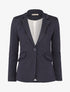 Blazer ajusté à un bouton - Marine - 1