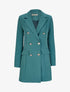 Blazer extra long style officier - Bleu charrette - 1
