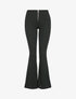 Pantalon flare moulant taille haute - Noir - 1