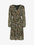 Robe patineuse à imprimé fleurs des champs - Noir - 1