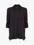 Gilet col châle - Noir - 4