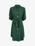 Robe chemise unie - Vert - 1