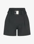 Short casual à taille haute - Noir - 1