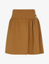 Jupe taille haute patineuse - Camel - 1