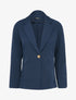 Veste fluide à poches plaquées et épaulettes - Marine - 3