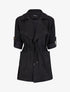 Veste en suédine à manches coudées ajustables - Noir - 1