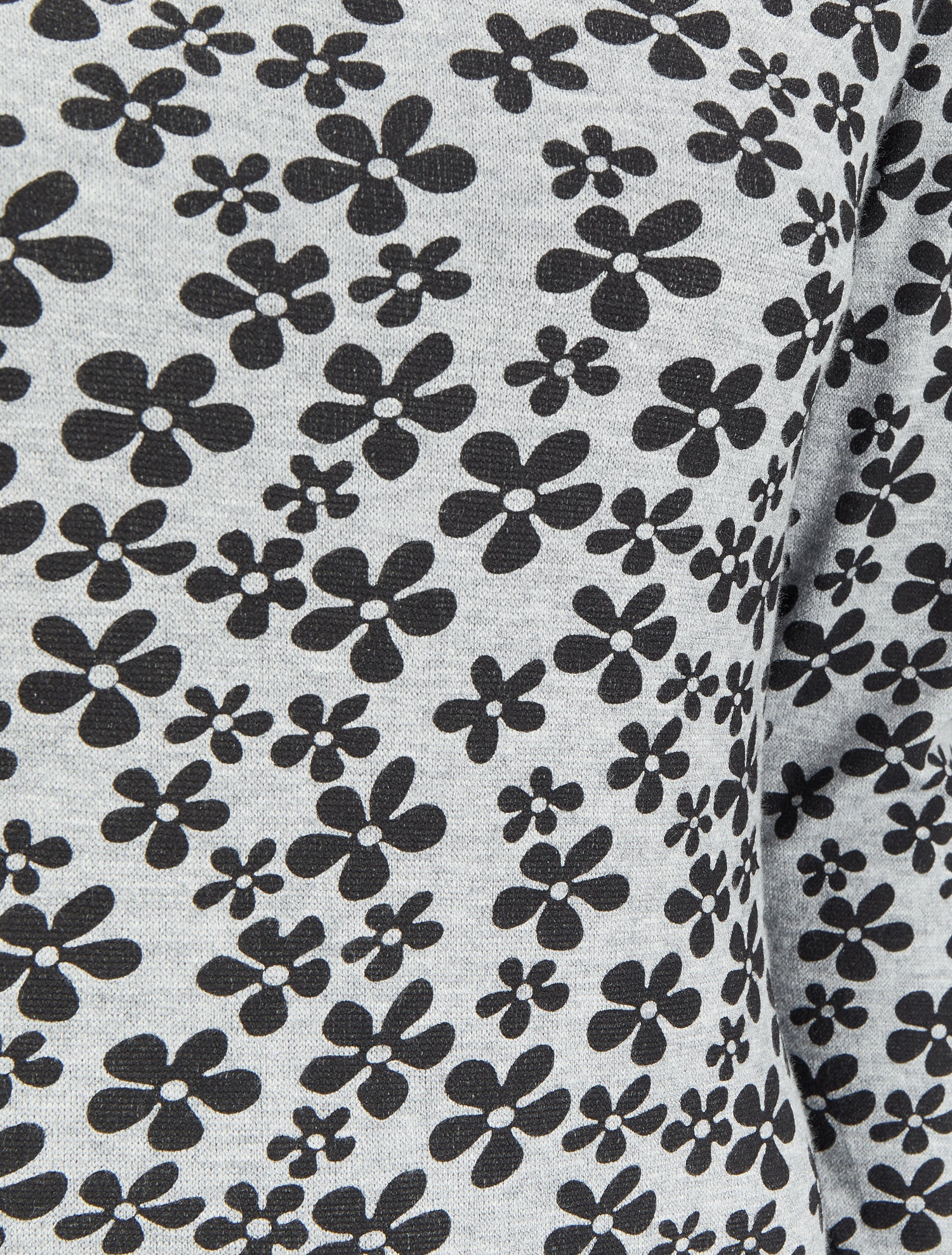 Robe dos nu à imprimé fleuri - Gris/noir - 3