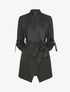 Veste suédée à manches rabattables - Noir - 3