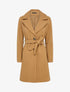Manteau mi-long ceinturé - Camel - 1