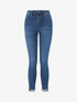 Jean à revers coupe slim - Bleu - 1