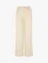 Jean stretch droit à taille haute - Beige - 1