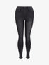 Jean skinny délavé - Noir - 4