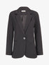 Veste basique cintrée à 1 bouton - Anthracite - 4