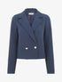 Veste courte unie - Marine - 1
