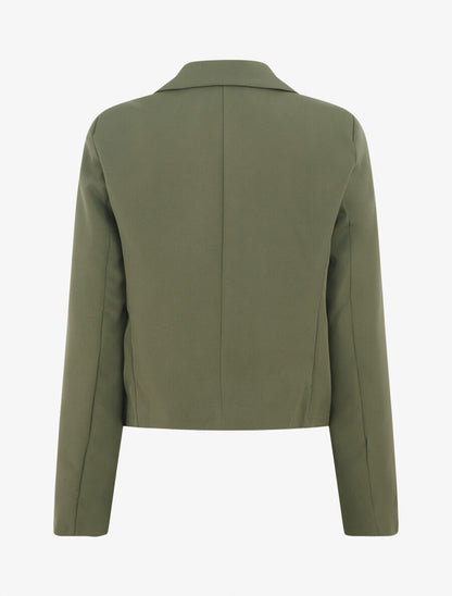 Veste courte unie - Kaki - 2