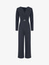 Combinaison unie à manches longues - Marine - 4