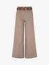 Pantalon épais effet tweed - Camel - 1