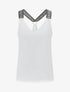 Top droit dos nageur et bretelles fantaisies - Blanc - 1