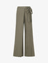 Pantalon texturé à pans - Kaki - 4