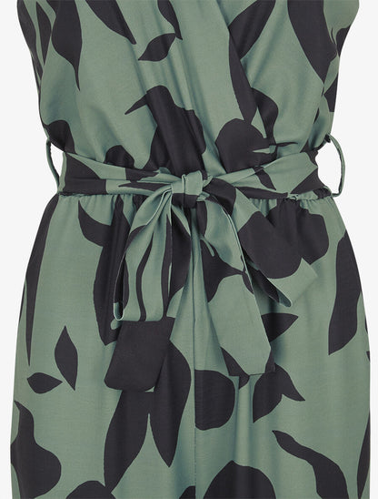 Combinaison droite imprimé graphique - Kaki - 3