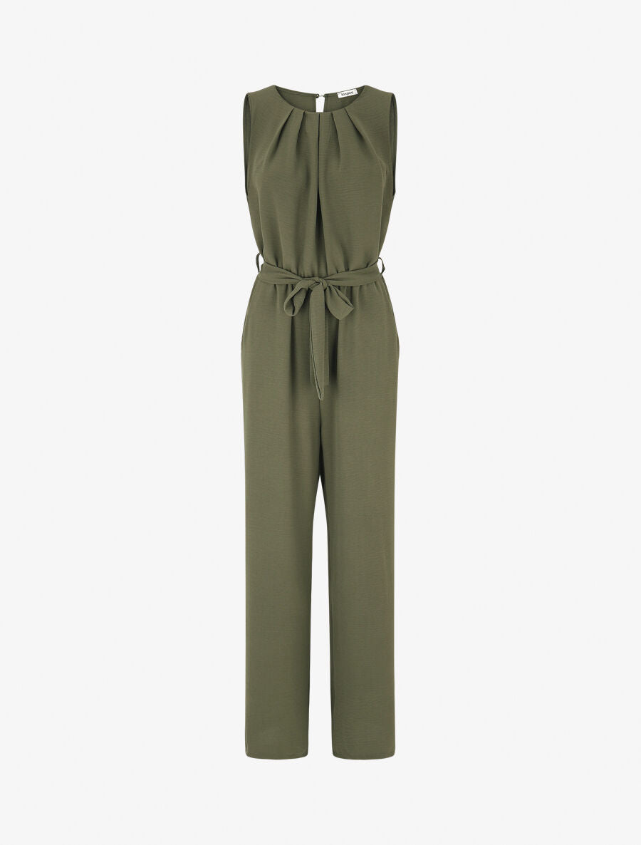 Combinaison droite sans manches - Kaki - 1