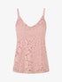 Caraco droit en dentelle - Rose - 1