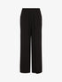 Pantalon fluide à double pans - Noir - 1