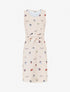 Robe à nouer imprimé coquillages - Beige - 1