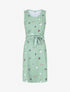 Robe à nouer imprimé coquillages - Vert - 1