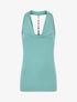 Top ajusté à dos nageur bijou - Turquoise - 1